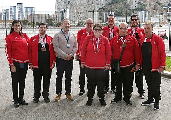 The Special Olympics team.