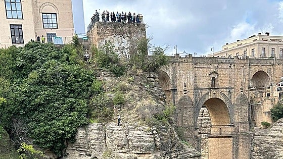 How old is Ronda's iconic 'New Bridge' which spans the town's famous gorge?