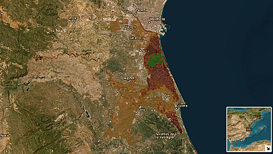 Maps | Satellite data suggests 230,000 people affected by 'Dana' disaster in Spain