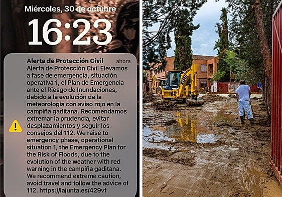 How does Spain's emergency warning system for mobile phones work?
