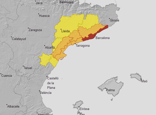 Weather alerts for Monday, 4 November