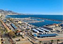 View of Fuengirola port.