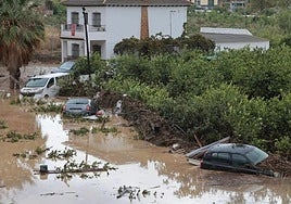 One of the affected areas in Álora (Malaga province) after the recent 'Dana' storm.