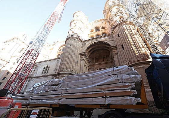 The beams for the Cathedral roof have been manufactured by the company Egoin