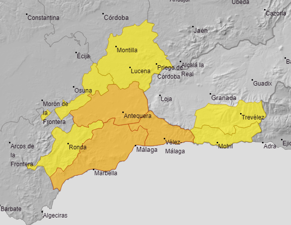 Wednesday's weather alerts.