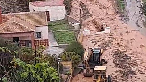 More than 140 homes flooded in Malaga town after province is hit by heavy downpours