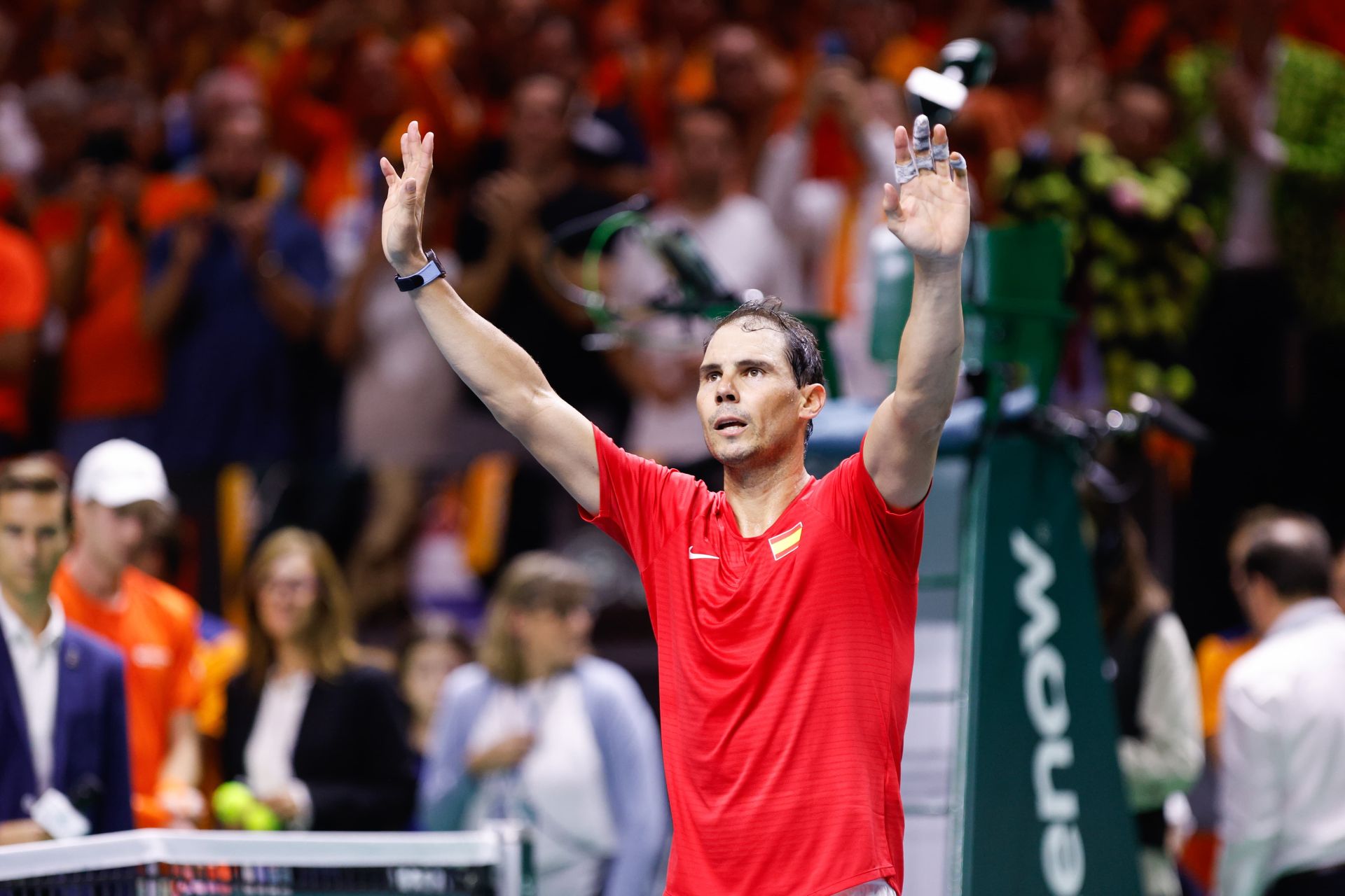 Farewell to a tennis legend, in pictures