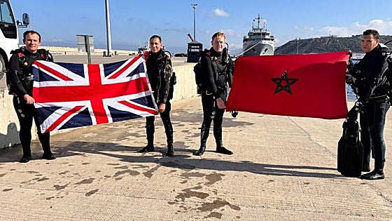Gibraltar divers in joint exercise with Moroccan navy