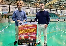 Alcaide and González announce the event.