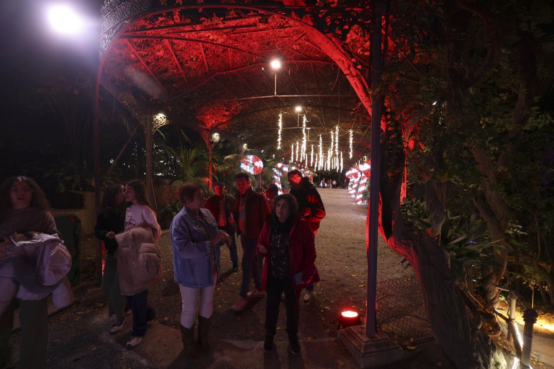 Christmas lights at La Concepción in Malaga