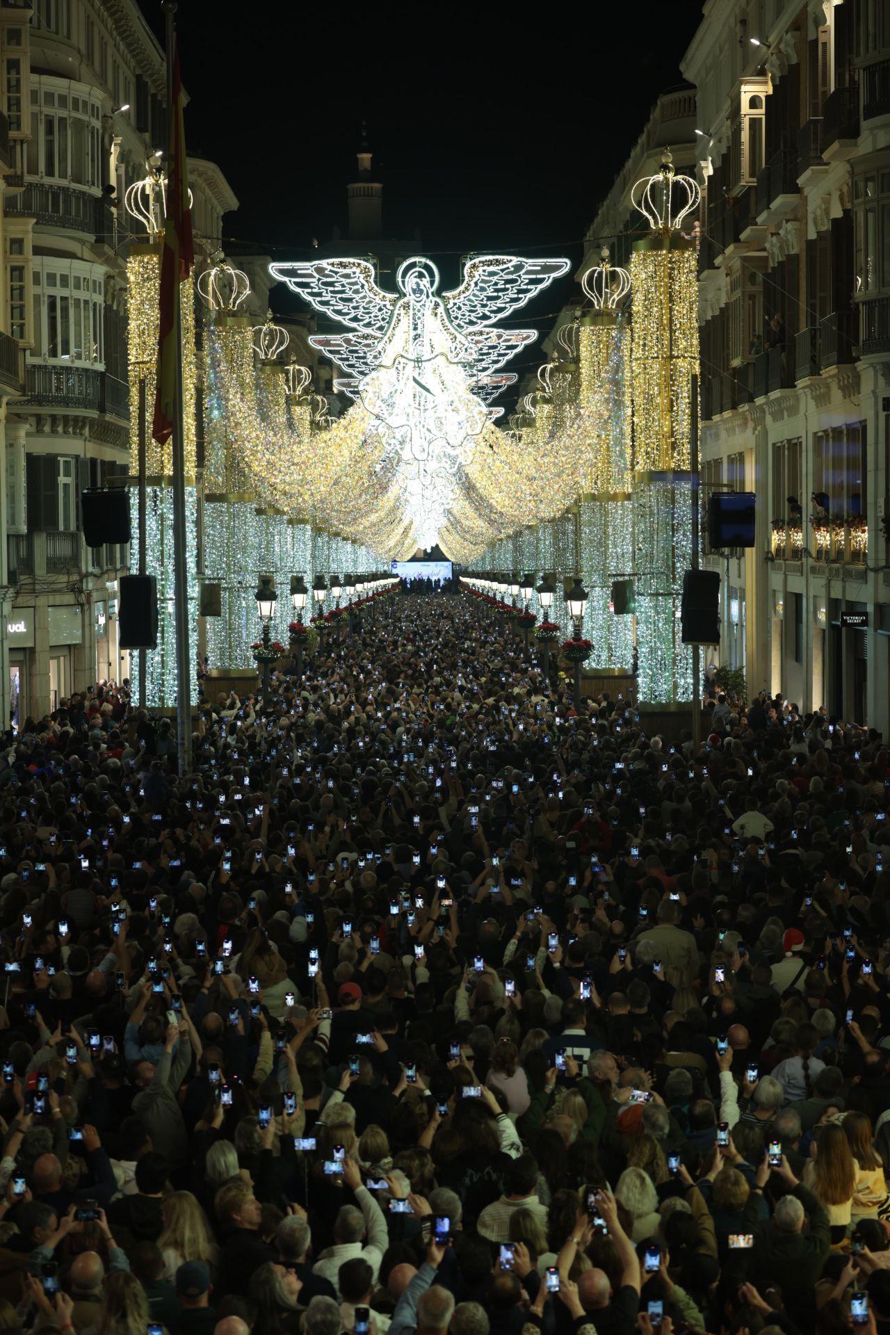 Malaga's big Christmas switch-on - in pictures