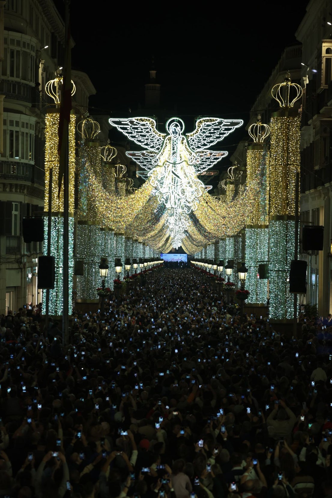 Malaga's big Christmas switch-on - in pictures