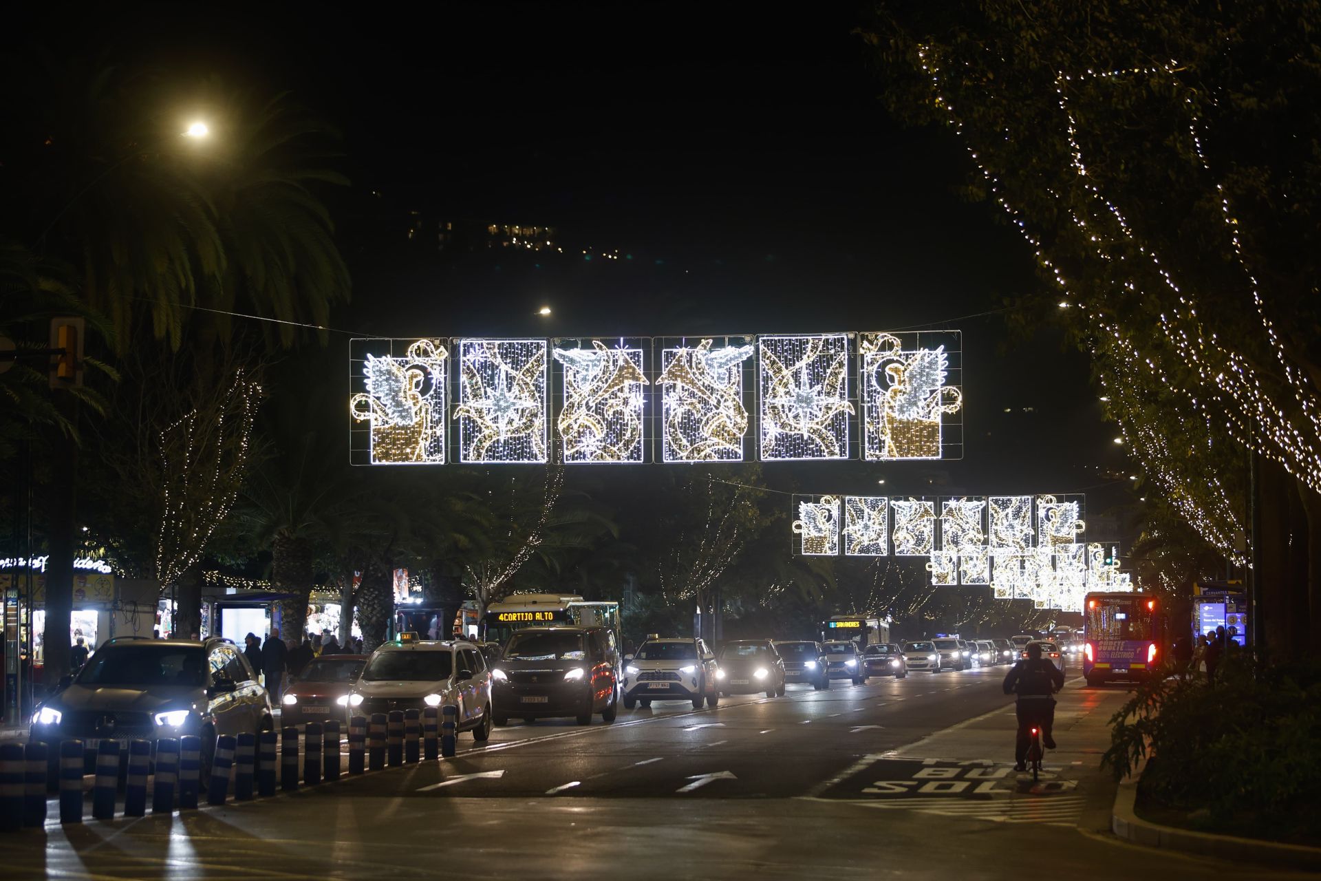 Malaga's big Christmas switch-on - in pictures