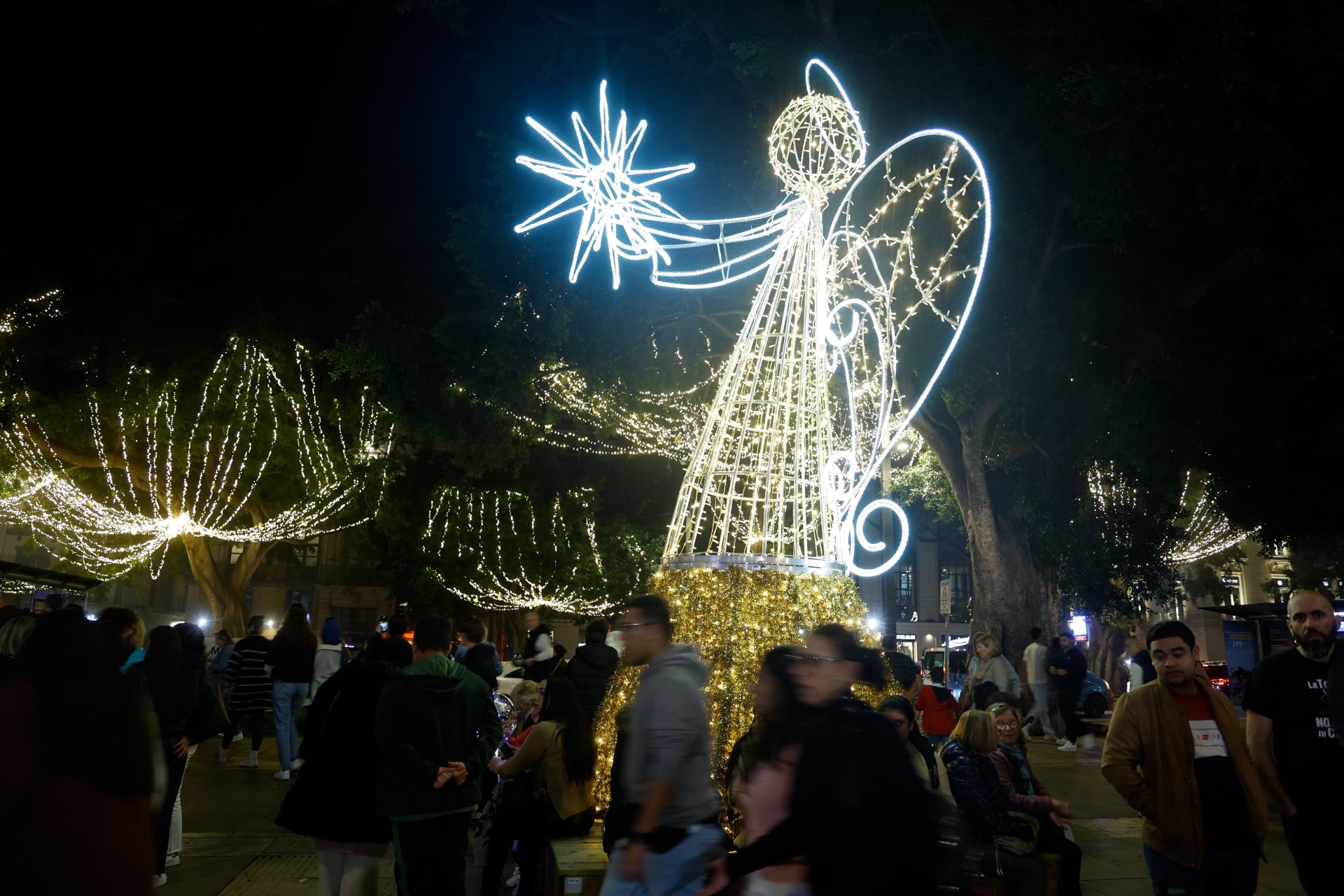 Malaga's big Christmas switch-on - in pictures