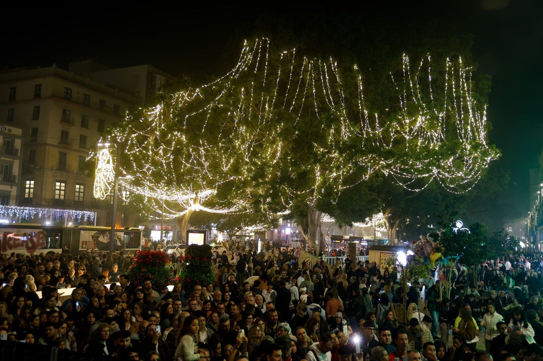 Malaga's big Christmas switch-on - in pictures