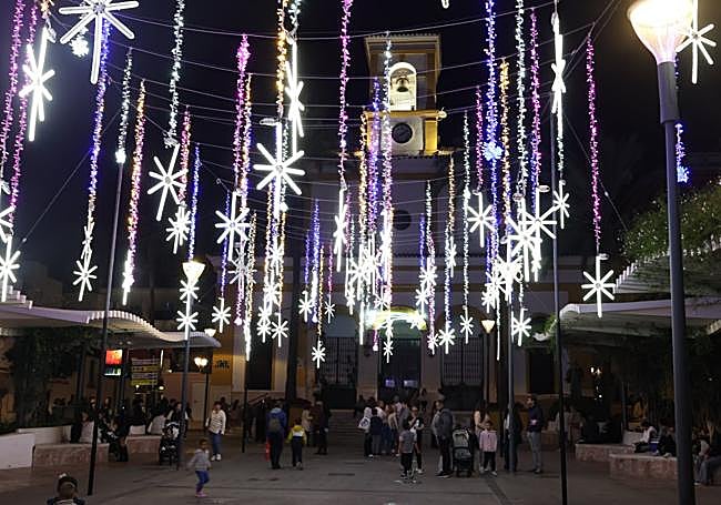 Lights in San Pedro Alcántara.