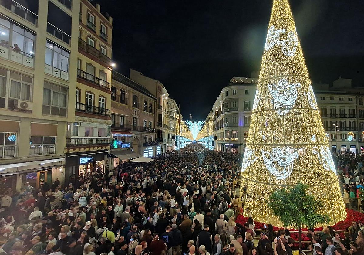 Malaga's big Christmas switch-on - in pictures