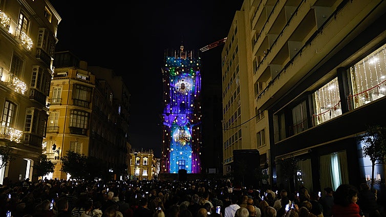 This is the new Christmas videomapping show that is lighting up Malaga cathedral