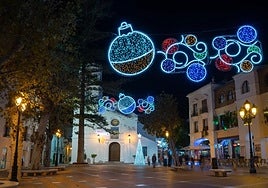 Christmas lights in Nerja