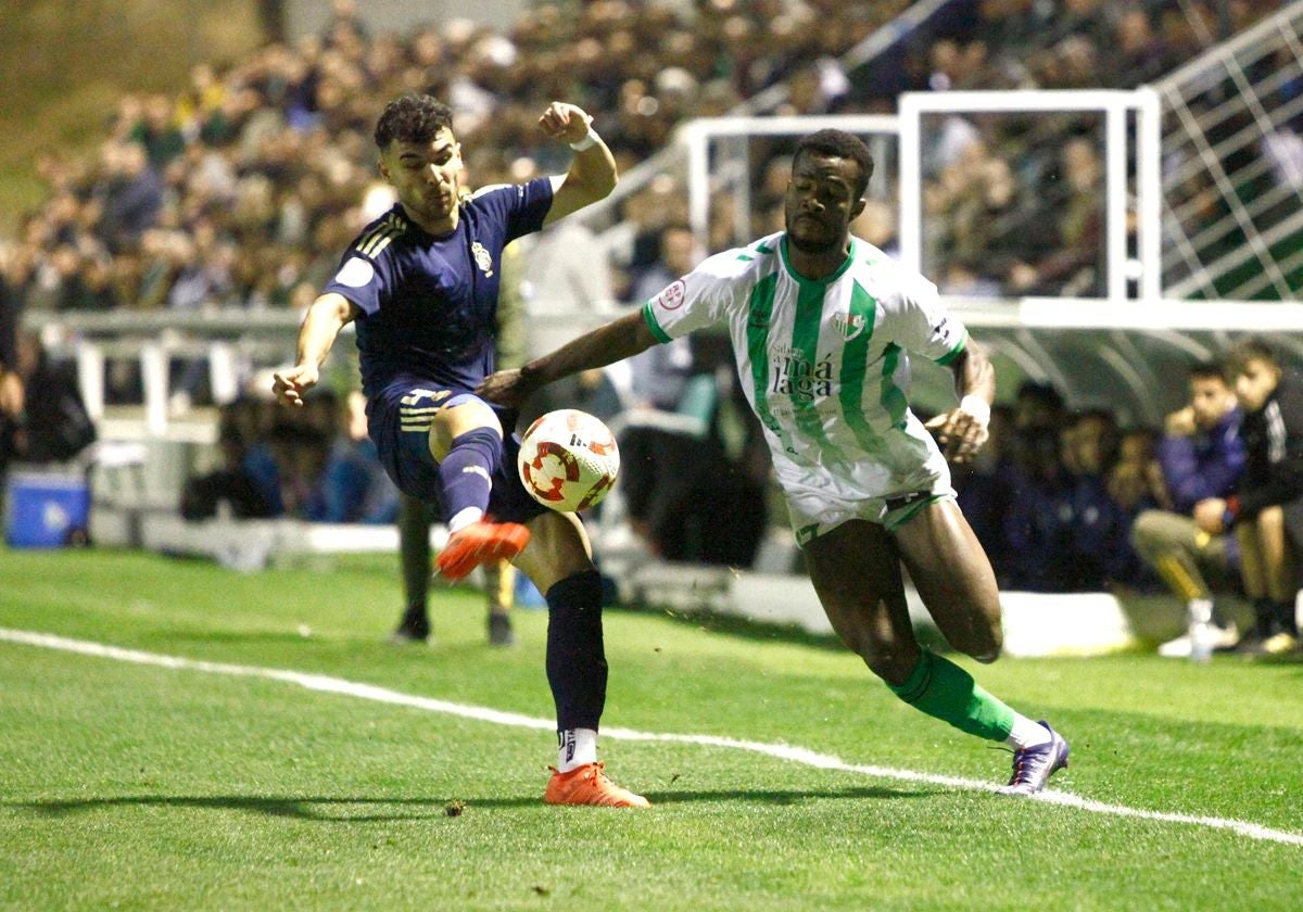 Moussango Obounet led the line for Antequera.