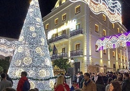 Christmas lights in Almuñécar