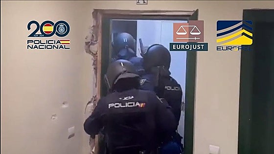 Watch: Two arrested on Costa del Sol as part of Europe-wide operation to dismantle encrypted messaging service
