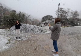 The cold and snowy weather arrives in Andalusia.