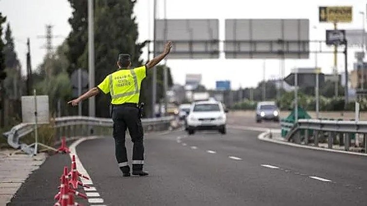Lorry stolen in Malaga is pursued by police before driver is arrested 130km away from scene of crime