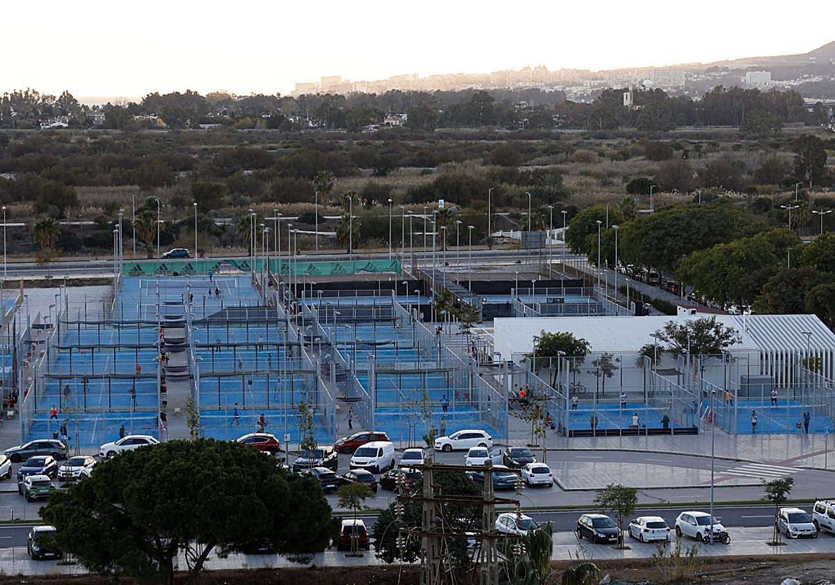 The current facilities of the racquet centre, which has ten years left on its concession.