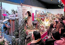 Malaga city hall's Nativity scene delights visitors
