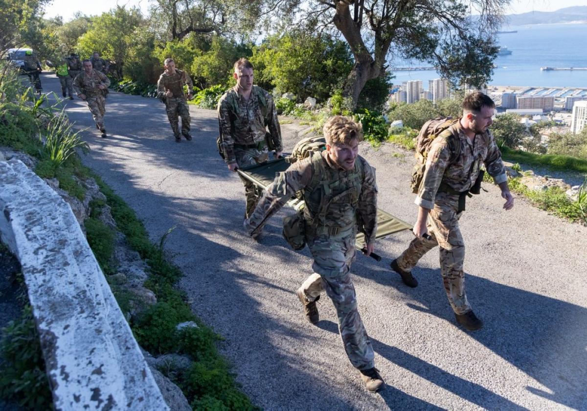 Royal Gibraltar Regiment take part in fitness challenge