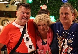 Founder Fabienne Paques (centre) enjoying the festivities last weekend.