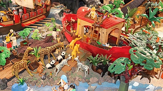 More than 3,000 Playmobil figures create an impressive nativity scene in Guadalhorce valley town