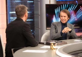 Raphael during his interview on El Hormiguero on Monday.