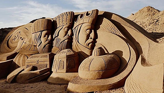 A unique nativity event in Spain that's on the beach and aims to raise hundreds of thousands of euros to feed the needy