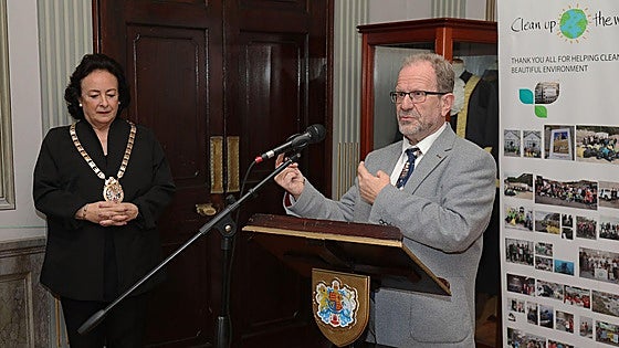Clean Up The World event hosted by Gibraltar mayor