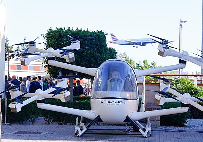 The drone taxi prototype that was presented this year in Malaga.