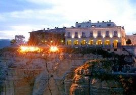 The Parador overlooking the gorge in Ronda.