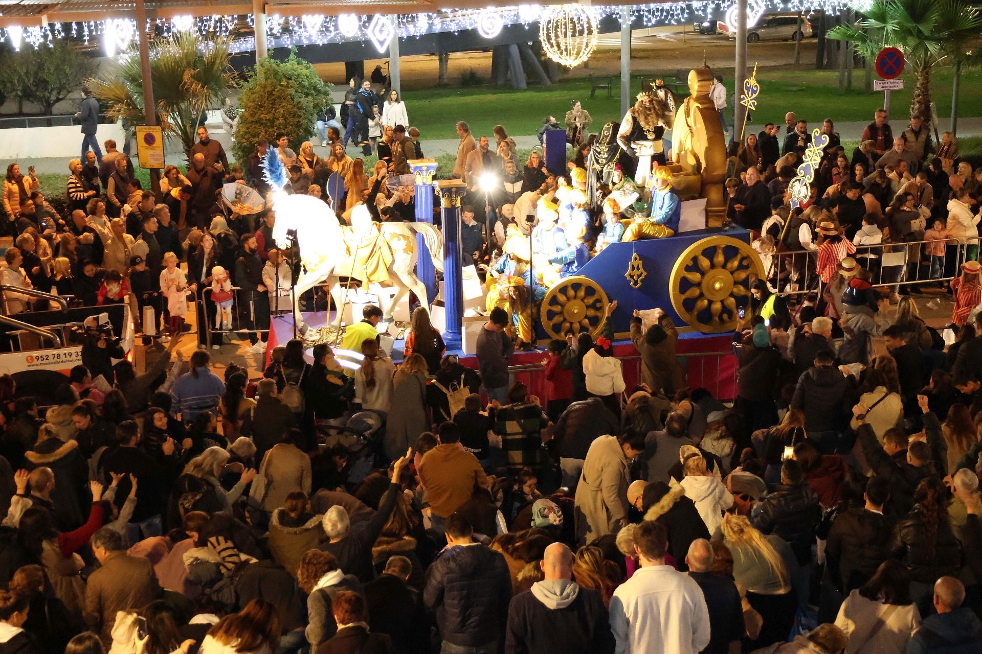 Cabalgata de Reyes en San Pedro Alcántara.