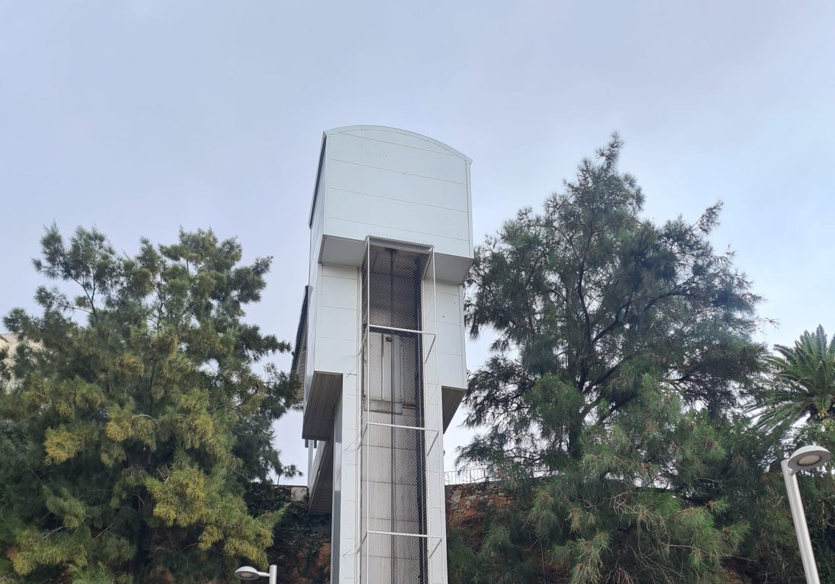 Panoramic lift in Benalmádena Pueblo.