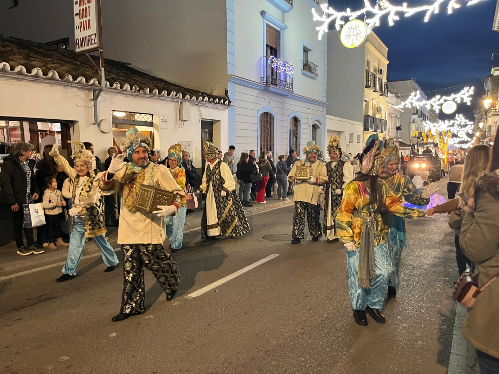 Cabalgata de Reyes en Nerja.