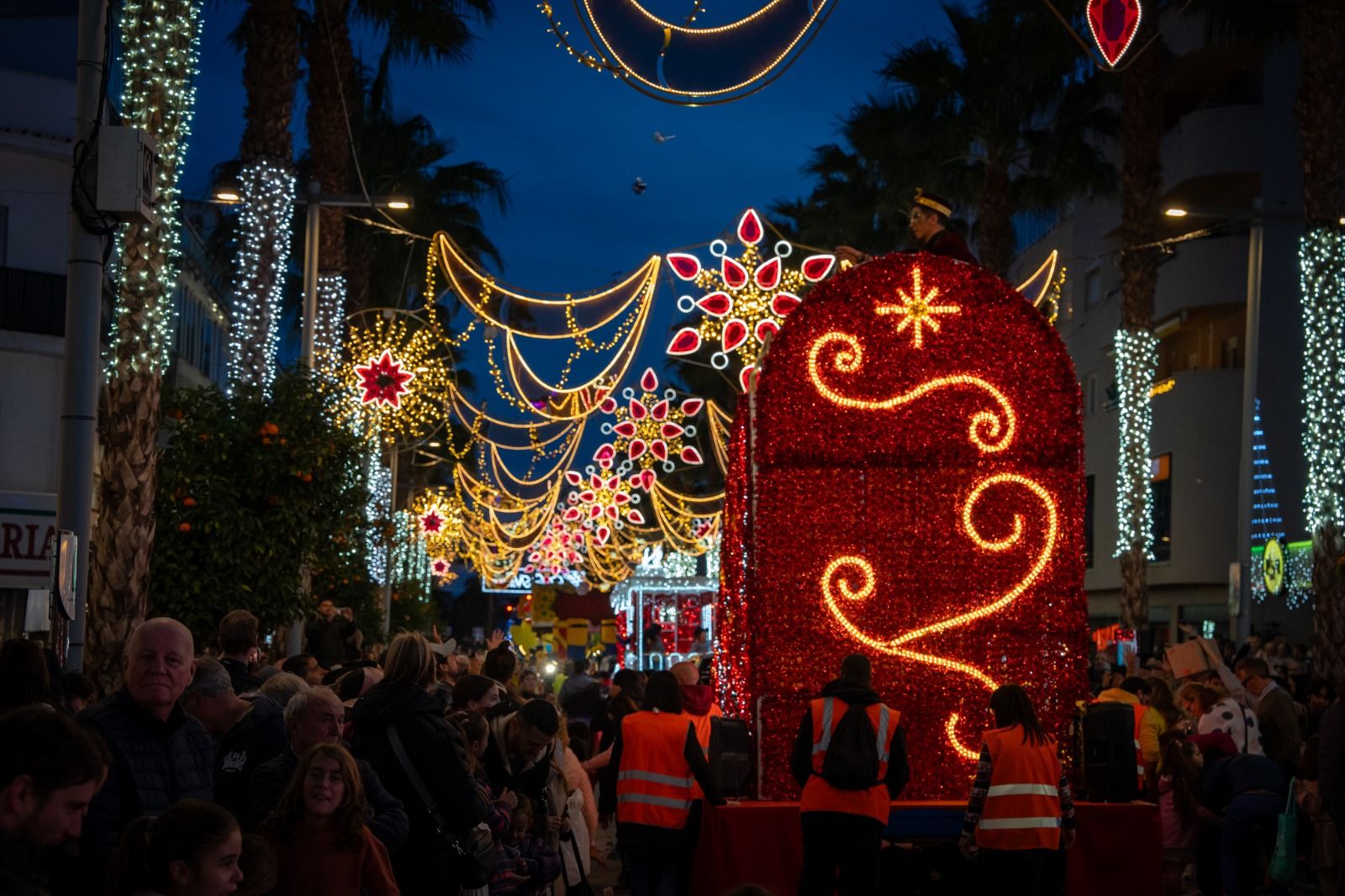 Cabalgata de Reyes en Torremolinos.