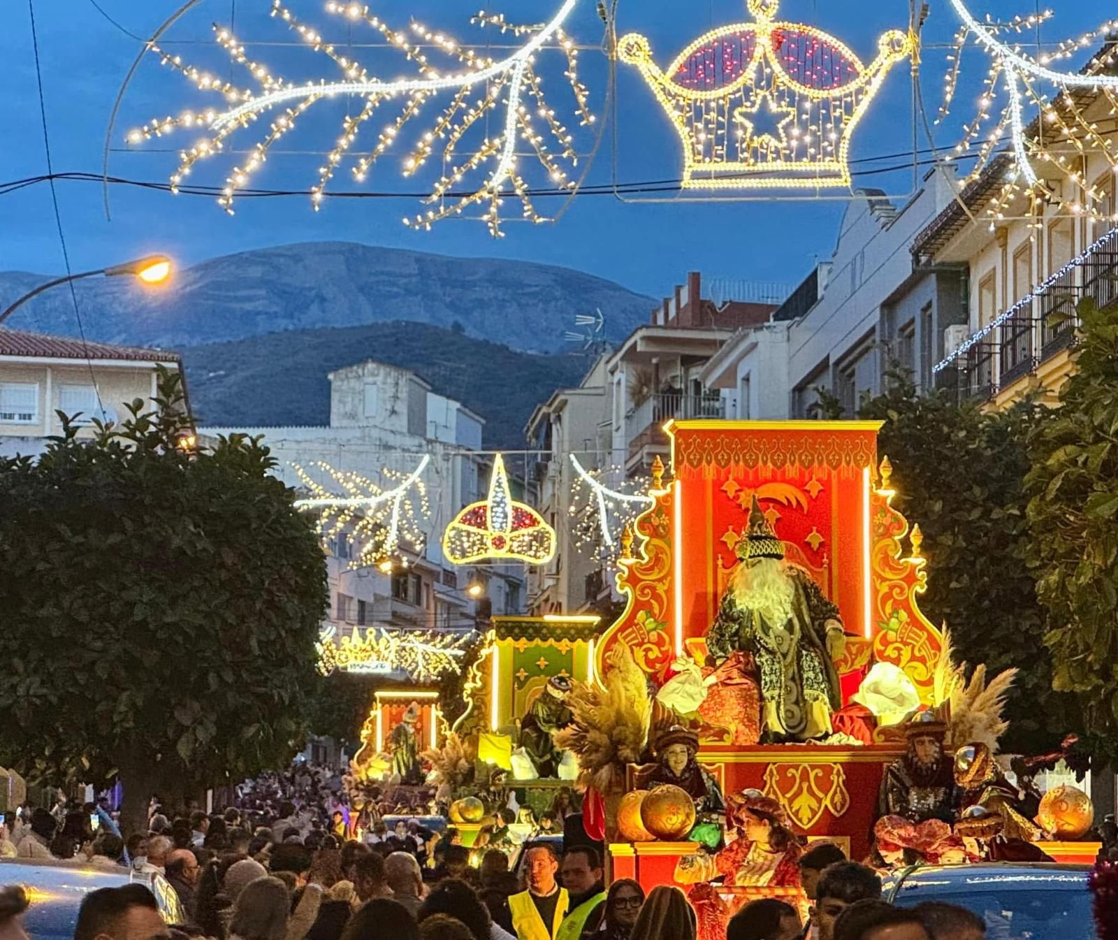 Cabalgata de Reyes en Vélez-Málaga.