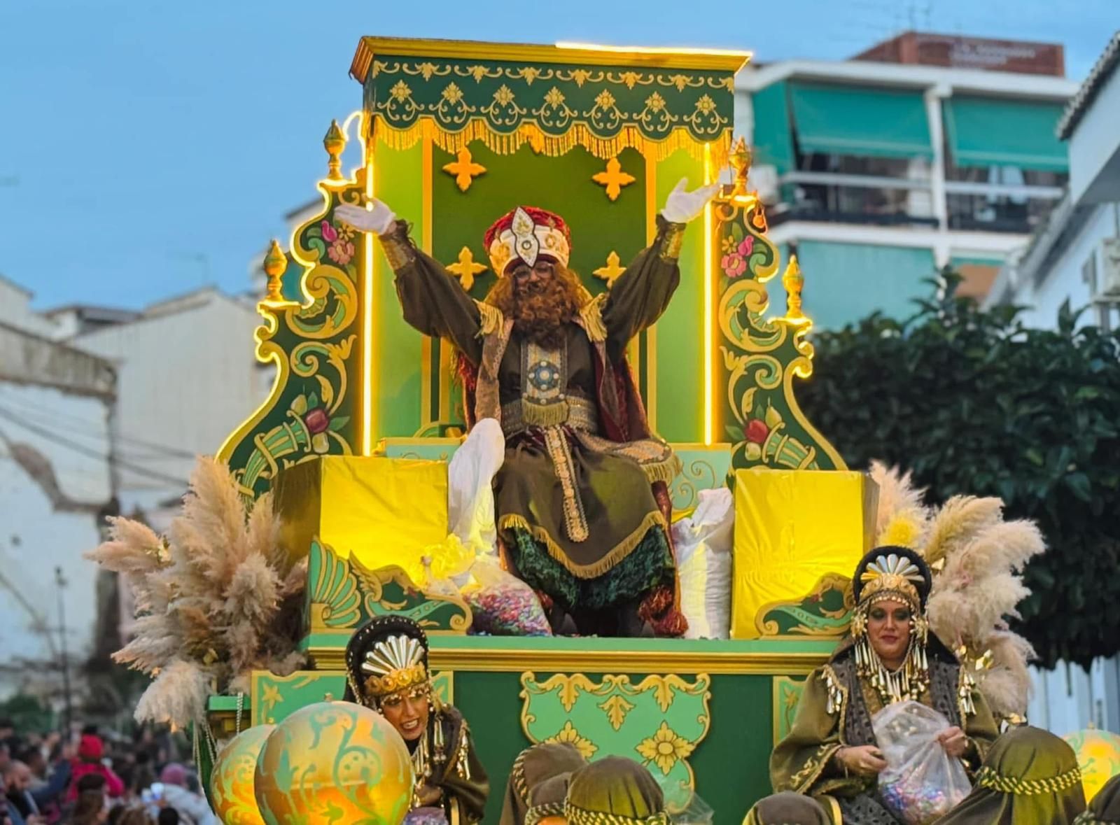 Cabalgata de Reyes en Vélez-Málaga.