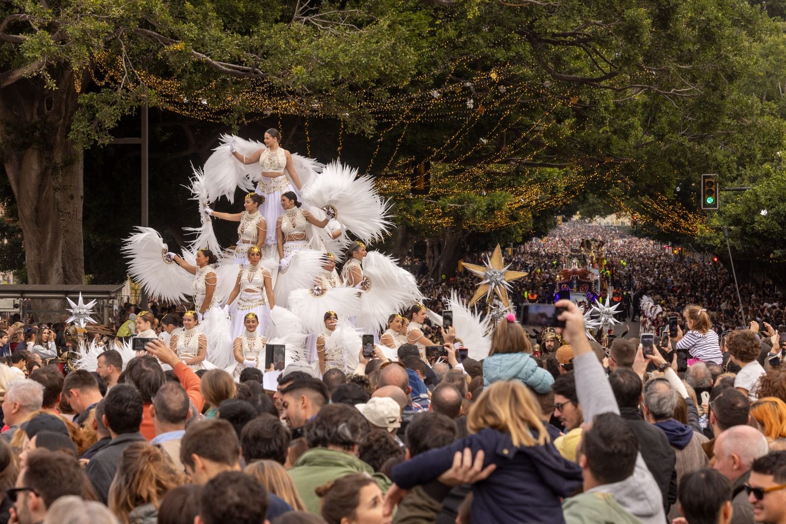 Malaga city&#039;s huge Three Kings cavalcade 2025, in pictures