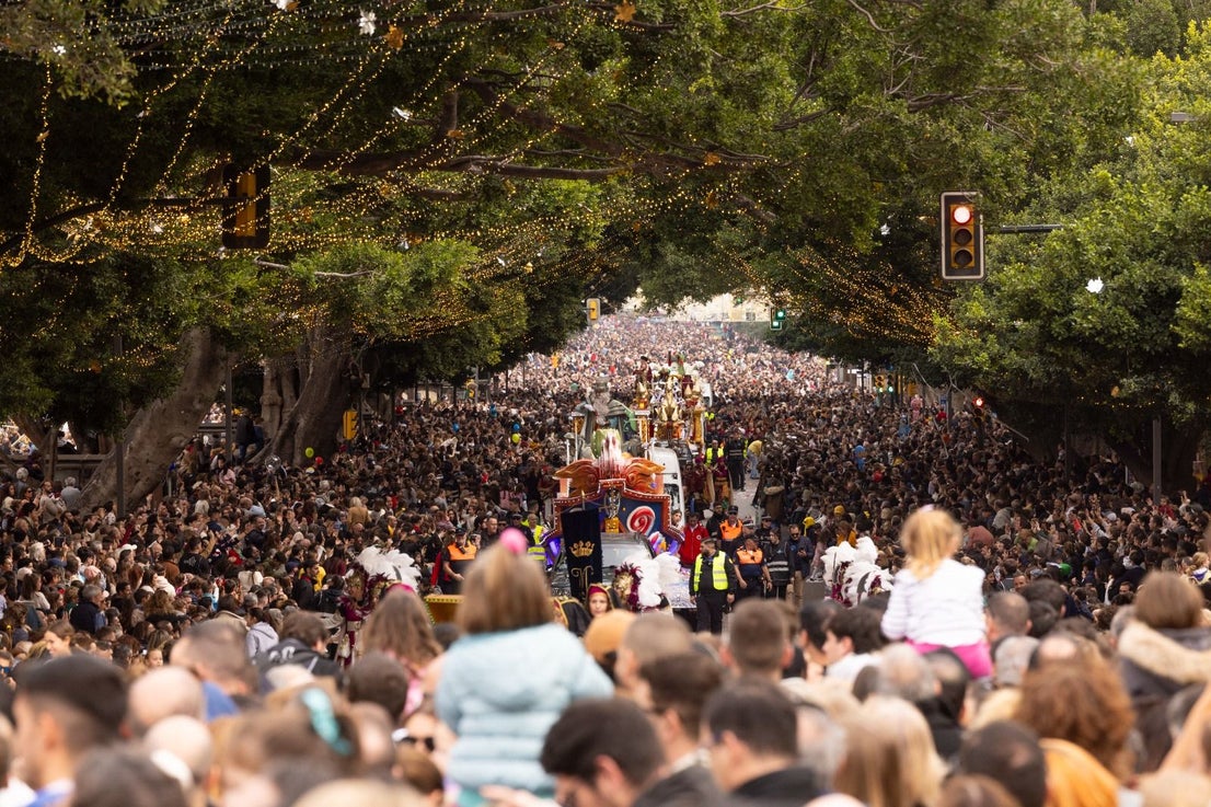 Malaga city's huge Three Kings cavalcade 2025, in pictures