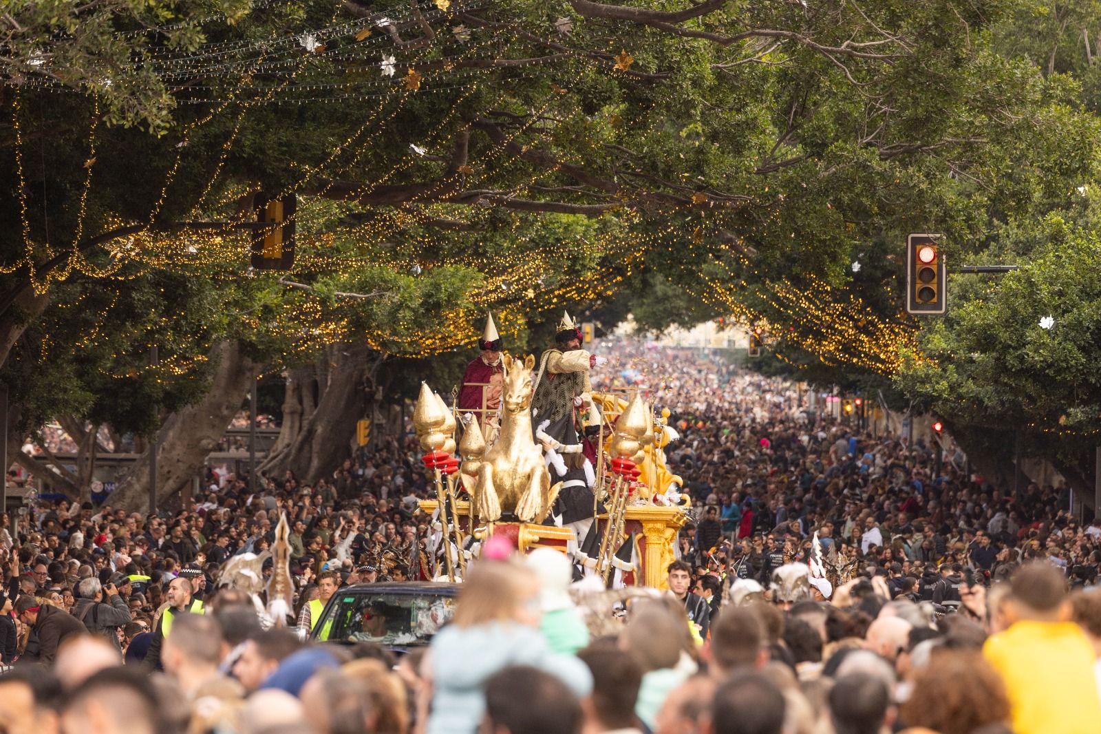 Malaga city&#039;s huge Three Kings cavalcade 2025, in pictures