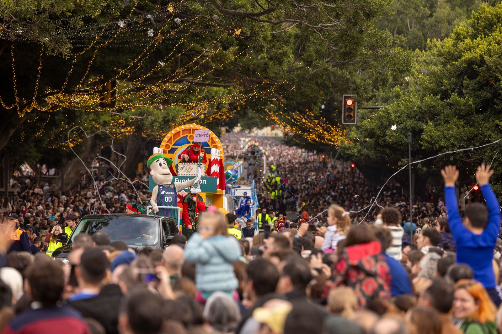 Malaga city&#039;s huge Three Kings cavalcade 2025, in pictures