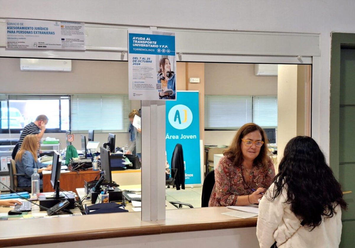 Foreign residents' office in Torremolinos.