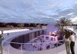 Mock-up of the new San Pedro Alcántara Municipal School of Music and Dance.